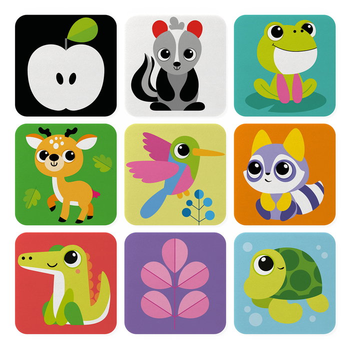 Chicco Juego de Memoria Evolutivo 32 Cartas Estimulación Montessori +12 meses Español