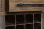 DKD Home Decor Consola Cottage Madera 35 x 95 x 120 cm Botellero