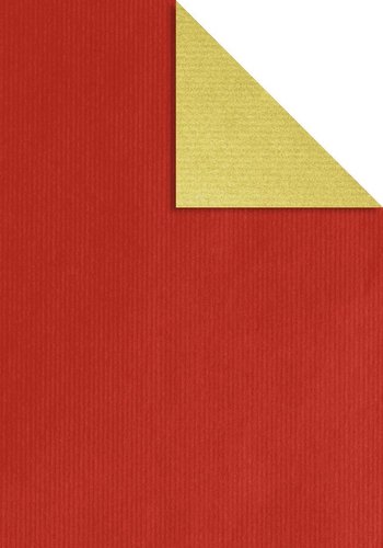 TV Papel de Regalo Bobina Kraft Oro/Rojo 70 cm x 100 m TV Papel de Regalo Bobina Kraft Oro/Rojo 70 cm x 100 m
