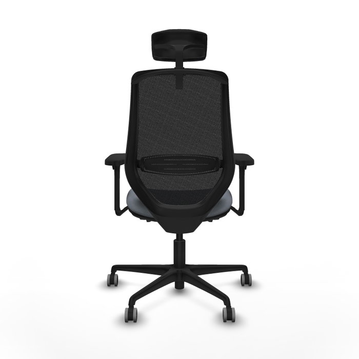 PIQUERAS Y CRESPO Silla de oficina Mardos con Mecanismo Sincro/Traslack, Gris y Negro
