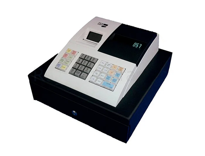 Ecr sampos ER-057S Registradora TPV Blanca con Display VFD y 14 Departamentos