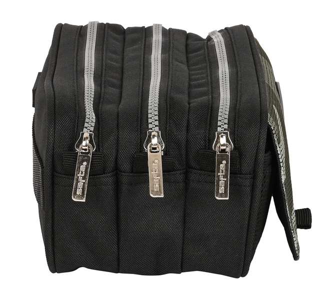 Estuche Escolar Safta Stone Negro 21,5 x 10 x 8 cm