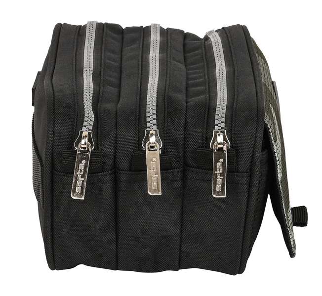 Estuche Escolar Safta Stone Negro 21,5 x 10 x 8 cm