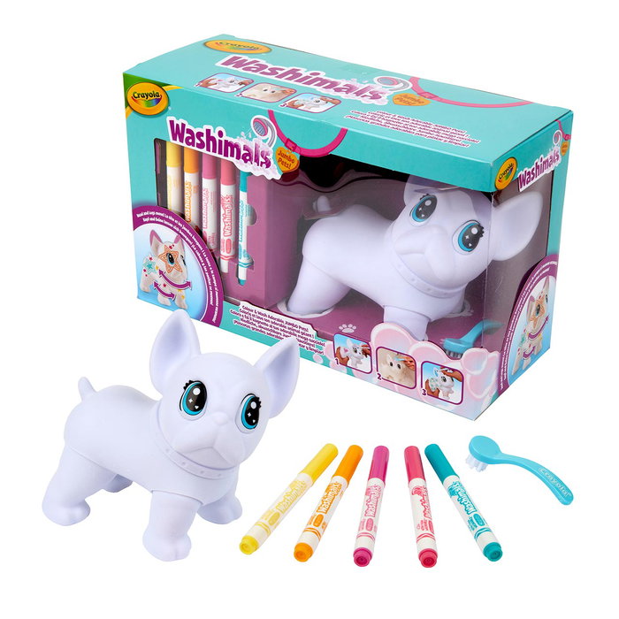 Crayola Washimals Jumbo Pets El Gran Wilbur 74,0227 Juguete de Colorear y Lavar con Rotuladores y Cepillo +3 Años Crayola Washimals Jumbo Pets El Gran Wilbur 74,0227 Juguete de Colorear y Lavar con Rotuladores y Cepillo +3 Años