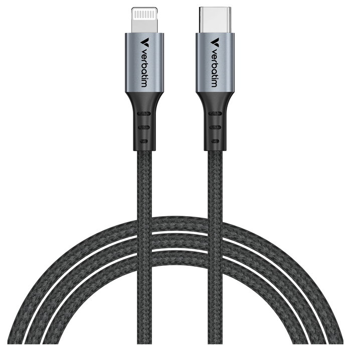 Verbatim Cable Sync & Charge USB-C a Lightning de 120 cm