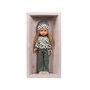Muñecas Arias Muñeca Elegance Chic Kids Carlota 36 cm con Pelo, Cuerpo de Vinil