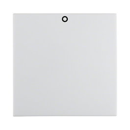 BERKER Wippe mit Aufdruck 0 Glas polarweiss 16228989