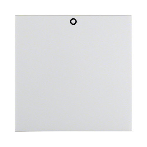 BERKER Wippe mit Aufdruck 0 Glas polarweiss 16228989 BERKER Wippe mit Aufdruck 0 Glas polarweiss 16228989