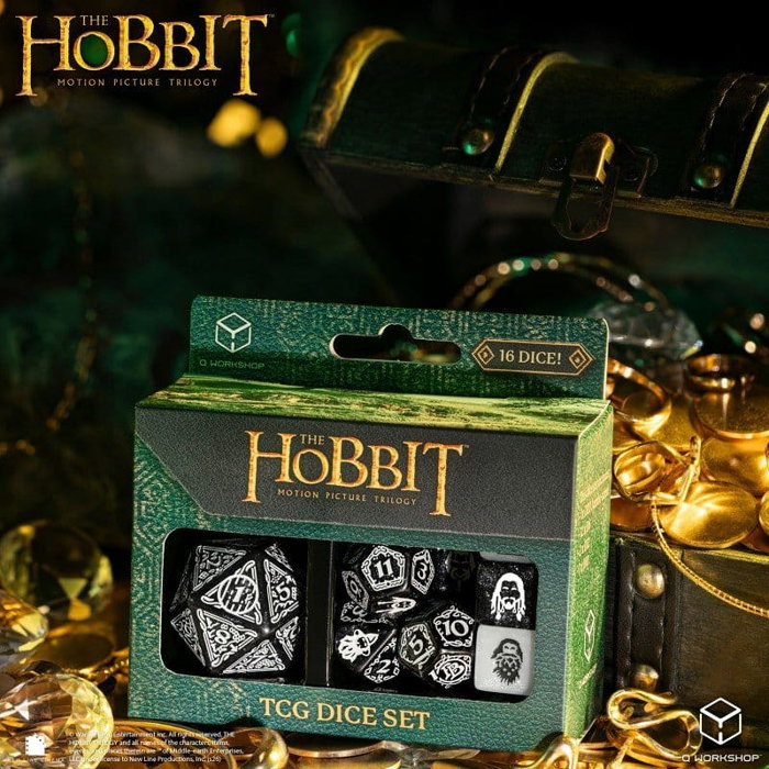Q Workshop El Hobbit TCG Set de 16 Dados Umbral Hollow Q Workshop El Hobbit TCG Set de 16 Dados Umbral Hollow