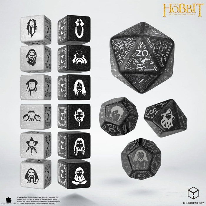 Q Workshop El Hobbit TCG Set de 16 Dados Umbral Hollow Q Workshop El Hobbit TCG Set de 16 Dados Umbral Hollow