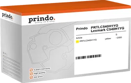 Prindo Classic Tóner amarillo ~2.000 páginas alternativa para Lexmark C540H1YG