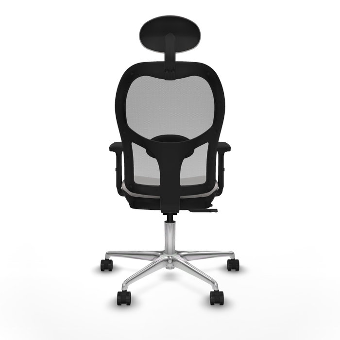 PIQUERAS Y CRESPO Silla de Oficina Jorquera con Mecanismo Sincro/Traslack Blanco y Gris