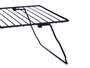 Kinvara Soporte Estanteria Plegable Metal Negro 37x3.5x23.5 cm (Set de 8)