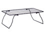 Kinvara Soporte Estanteria Plegable Metal Negro 37x3.5x23.5 cm (Set de 8)