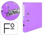 Liderpapel Archivador de Palanca Forrado PVC Lila 52 mm