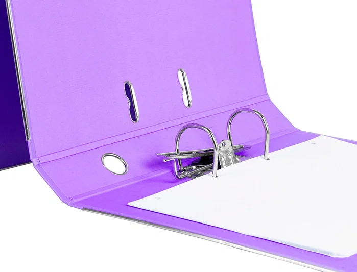 Liderpapel Archivador de palanca forrado PVC lila lomo 52 mm Folio Liderpapel Archivador de palanca forrado PVC lila lomo 52 mm Folio