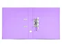 Liderpapel Archivador de palanca forrado PVC lila lomo 52 mm Folio