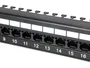 Equip Patch Panel 135425 de 24 puertos categoría 6 en negro