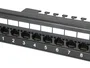 Equip Patch Panel 135425 de 24 puertos categoría 6 en negro
