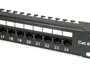 Equip Patch Panel 135425 de 24 puertos categoría 6 en negro