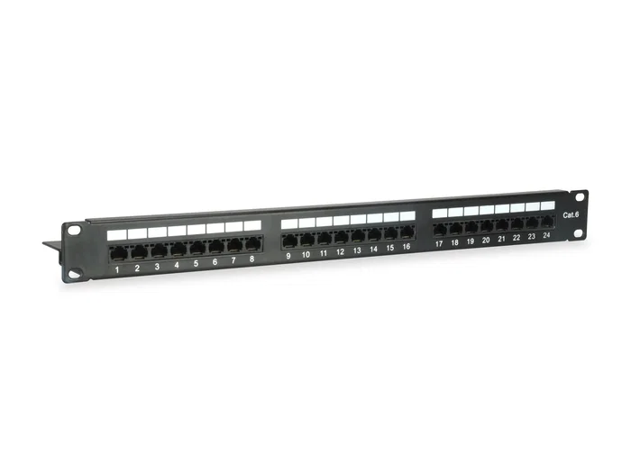 EQUIP Patchpanel 24 puertos Cat6 19 pulg UTP 1U EQUIP Patchpanel 24 puertos Cat6 19 pulg UTP 1U