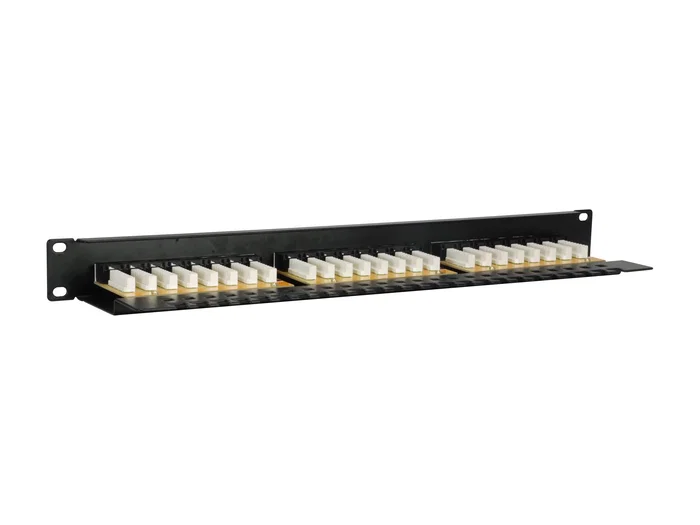Equip Patch Panel 135425 de 24 puertos categoría 6 en negro