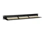 Equip Patch Panel 135425 de 24 puertos categoría 6 en negro