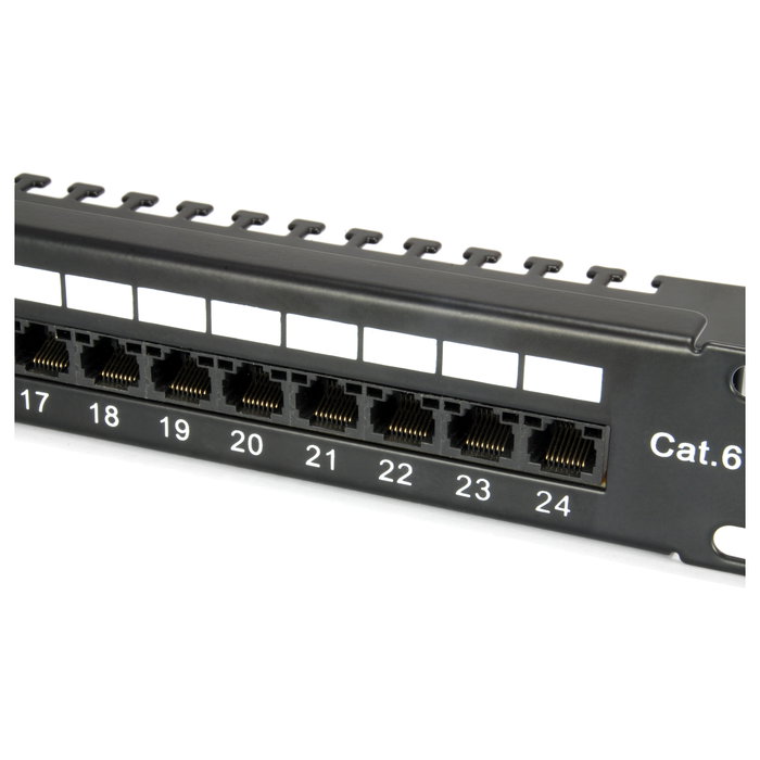 Equip Patch Panel 24 Puertos RJ45 Categoría 6, Rackeable 1U