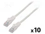 LANBERG Patch Cord Cat 5e U/UTP 1,5m Blanco