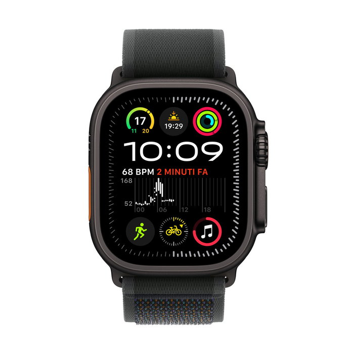 Apple Watch Ultra 2 GPS + Cellular 49mm Caja de Titanio Negro con Correa Trail Loop Negra M/L