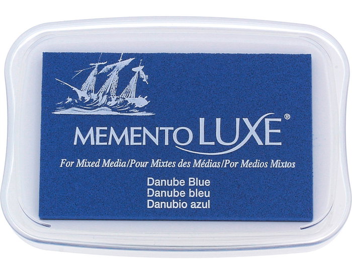 Tsukineko Almohadilla de tinta MEMENTO LUXE Danubio azul 96x63mm Tsukineko Almohadilla de tinta MEMENTO LUXE Danubio azul 96x63mm
