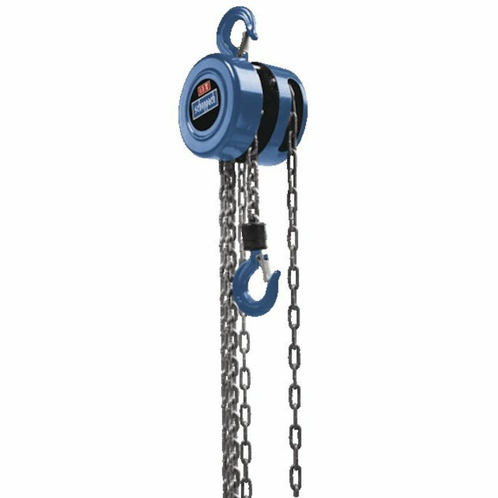 Scheppach Polipasto de cadena CB01 de 1 tonelada en acero