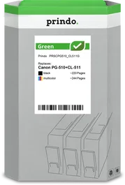 Prindo Green Multipack negro / varios colores