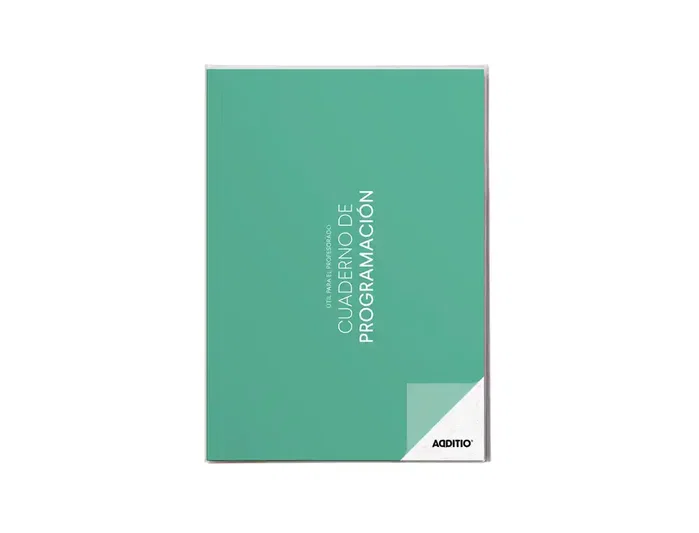 Additio Cuaderno de Programación A4 para Profesorado, 96 Páginas, PVC, Colores Surtidos
