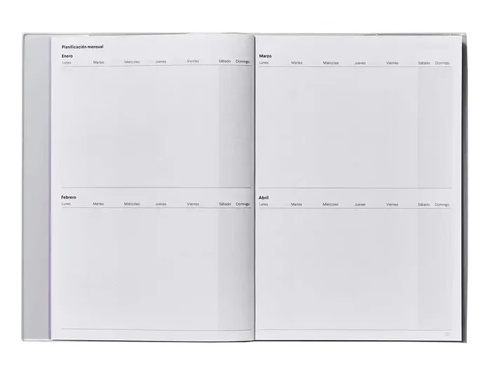 Additio Cuaderno de Programación A4 para Profesorado, 96 Páginas, PVC, Colores Surtidos
