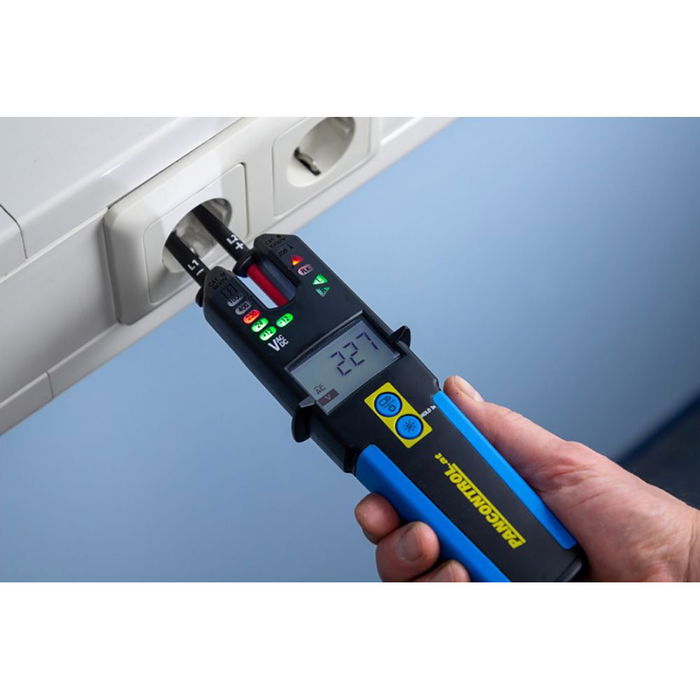 Pancontrol Probador Voltaje Continuidad 1000V Pantalla LED+LCD NCV Alarma Acústica Cat III 1000V Instalaciones Solares Fotovoltaicas