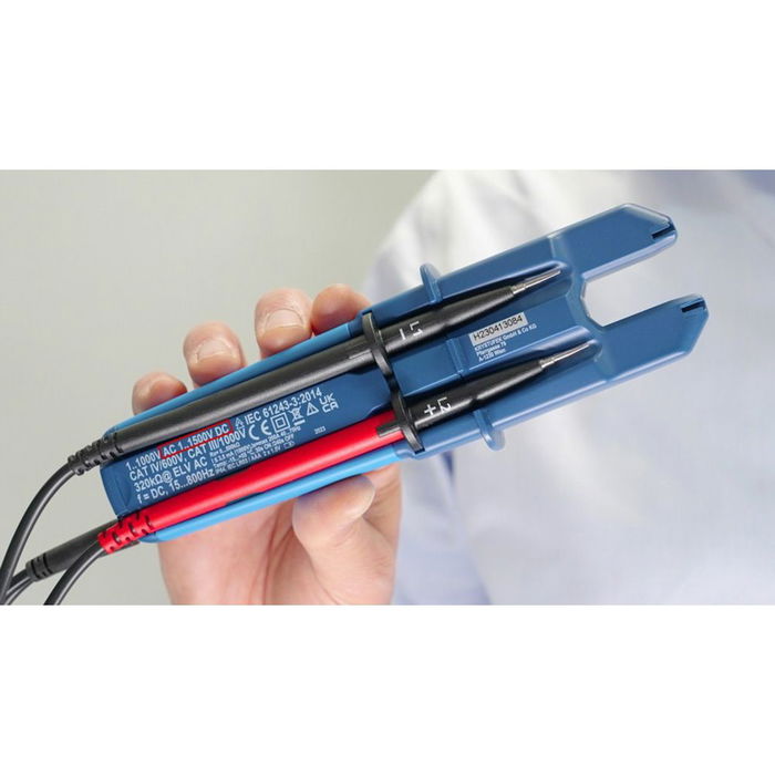 Pancontrol Probador Voltaje Continuidad 1000V Pantalla LED+LCD NCV Alarma Acústica Cat III 1000V Instalaciones Solares Fotovoltaicas