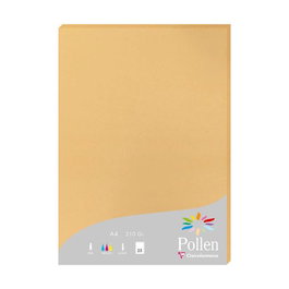 Papel Clairefontaine Pollen A4 210G 25H Caramelo