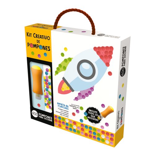 IMAGILAND JUEGO KIT CREATIVO - POMPONES IMAGILAND JUEGO KIT CREATIVO - POMPONES