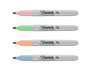 Sharpie Marcador Permanente Fine Punta Redonda 0,9mm Surtido Pastel 4 Unidades