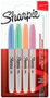 Sharpie Marcador Permanente Fine Punta Redonda 0,9mm Surtido Pastel 4 Unidades