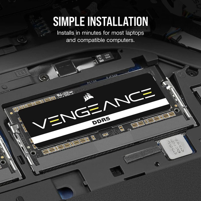 Corsair Vengeance CMSX16GX5M1A5200C44 16 GB DDR5 5200 MHz SO-DIMM