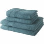 Today Set de 4 Toallas de Baño 100% Algodón - Pavo Real