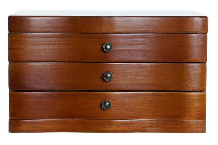 DKD Home Decor Joyero Marron 18 x 16 x 27 cm