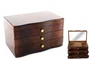 DKD Home Decor Joyero Marron 18 x 16 x 27 cm