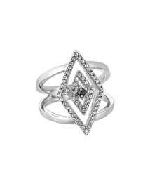Karl Lagerfeld Anillo Essentials Concentric Diamond RG con Cristales Swarovski Talla 55