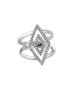 Karl Lagerfeld Anillo Essentials Concentric Diamond RG con Cristales Swarovski Talla 55