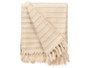 GIFTDECOR Multiusos Rayas Punto Crema 125x150cm