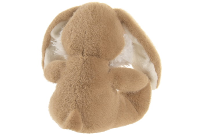 DKD Home Decor Peluche Conejo Marron Beige 20 x 23 x 21 cm (6 Unidades)
