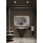 LIMEX Espejo Iluminado Baño Italia 100cm Blanco Frío Sensor Antivaho/On-Off